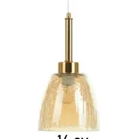 Светильник &laquo;Кейт&raquo; 1&times;40 Вт Е27 золото 14.5&times;14.5&times;27+100 см