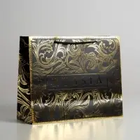 Пакет подарочный, упаковка, &laquo;Gold Russia&raquo;, 32&times;26&times;12 см