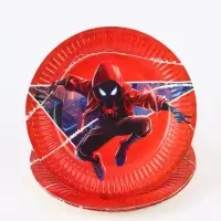 Тарелка одноразовая 18 см, набор 10 шт, Паук Тарелка одноразовая 18 см, набор 10 шт, Паук