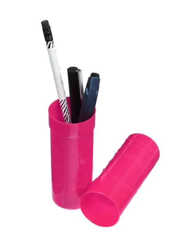 Пенал-тубус (40&times;195 мм) &laquo;Фонарики&raquo;, Calligrata, неоновые цвета, МИКС