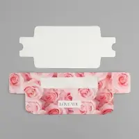 Коробка для макарун, кондитерская упаковка «Love you», розовые розы, 18 х 5.5 х 5.5 см