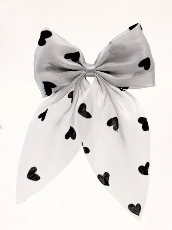 Бант для волос на заколке «Сердечки», Принцессы