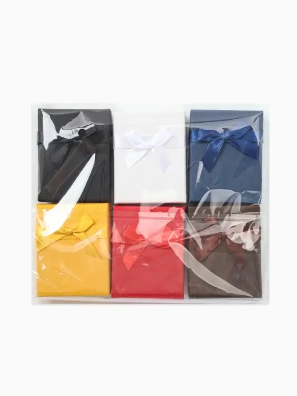 Набор короборчек подарочных 6 шт.  под набор "Яркость", 7*9, цвет МИКС (5036717)