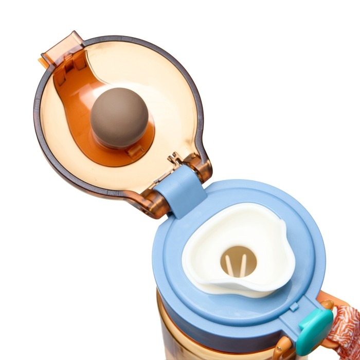 Бутылка для воды, 500 мл,  Бутылка для воды, 500 мл, "Движение - жизнь", с поильником