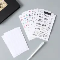 Фотоальбом 20 черных листов на спирали, набор (уголки, стикеры, ручка) 17х17х2 см