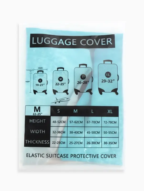 Чехол для чемодана &laquo;Море&raquo;, 24", разноцветный