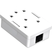 Розетка ExeGate SM1-RJ45-C6 RJ-45 кат.6 UTP Krone/110 (EX292844RUS)