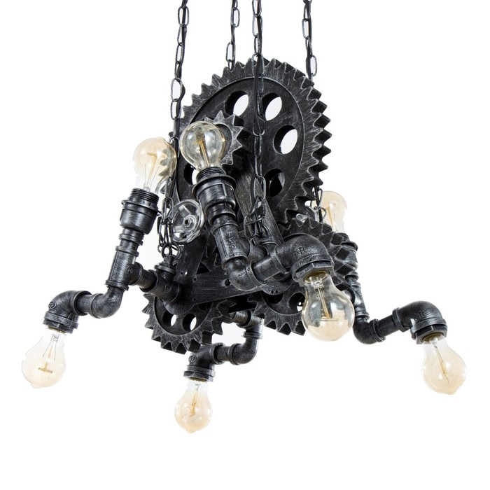 Люстра Люстра "Джеймас" 8хЕ27 черный 44х36х BayerLux