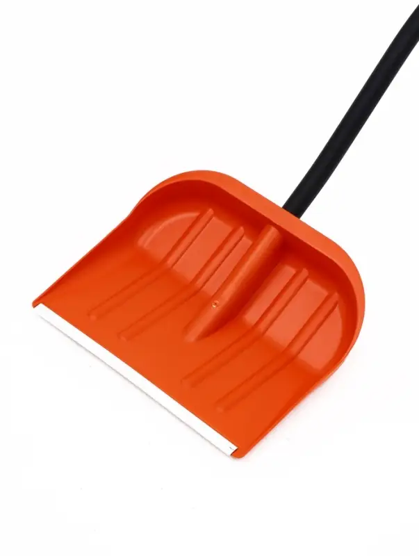 Лопата 410 х 360 мм, пластик, металлический черенок, оцинкованная планка Вьюга №4 Премиум