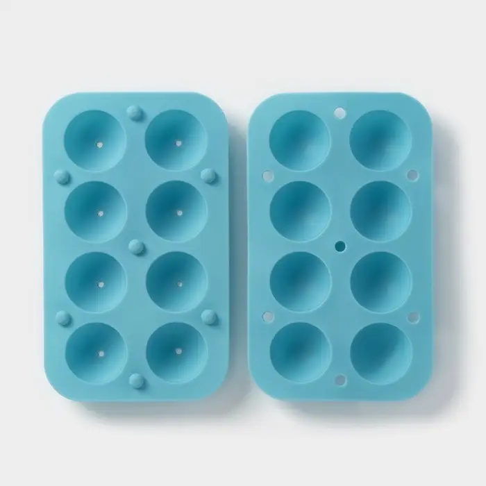 Форма для выпечки &laquo;Кейкпопс&raquo;, силикон, 19.5&times;11.7&times;3.5 см, 8 ячеек, 2 части, с палочками, МИКС