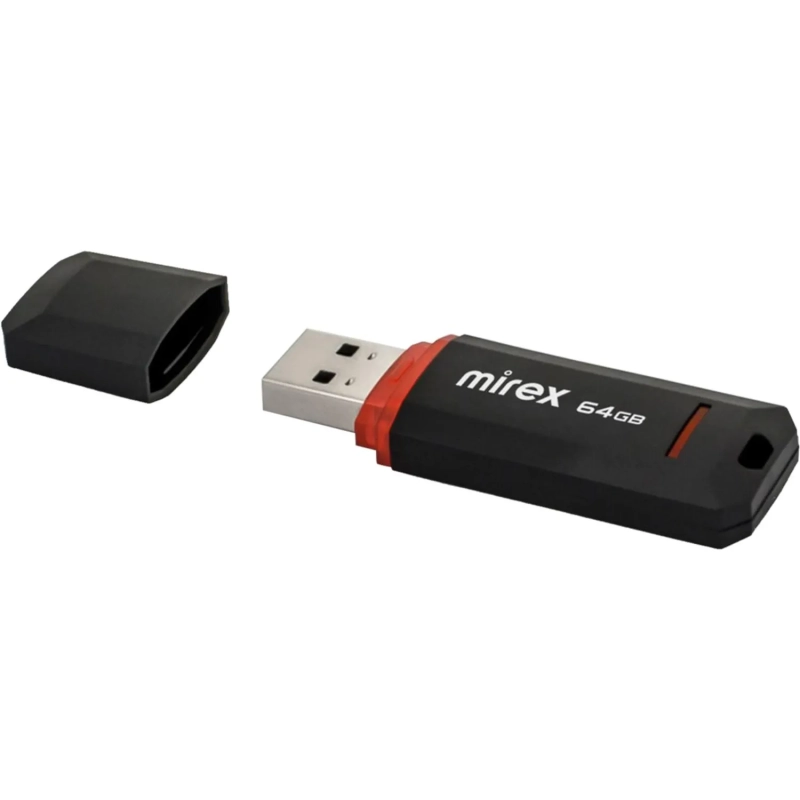 Флеш-память Mirex USB KNIGHT BLACK 64Gb (13600-FMUKNT64 )