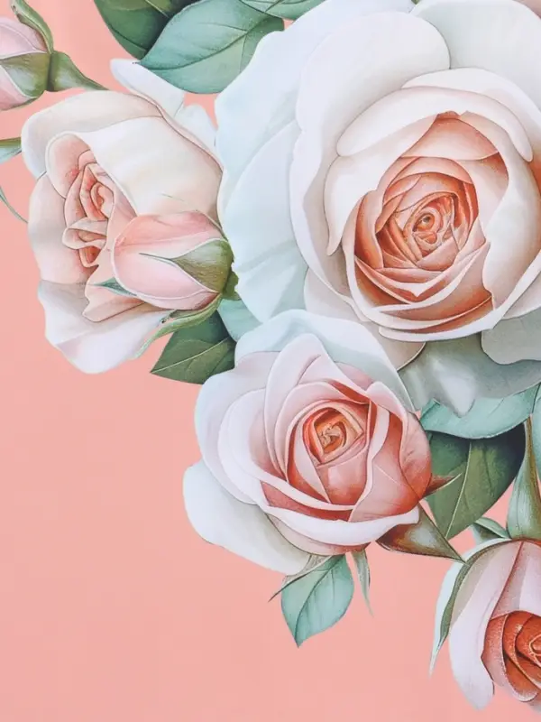 Пакет подарочный ламинированный "Цветочное признание" 26 х 12 х 32 см