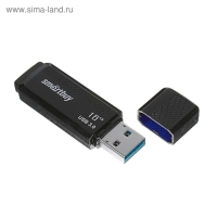 Флешка Smartbuy Dock, 16 Гб, USB3.0, чт до 140 Мб/с, зап до 40 Мб/с, черная