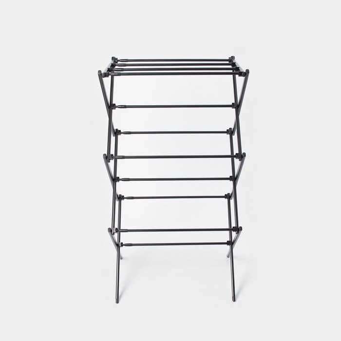 Сушилка для белья напольная LaDо́m, складная, раздвижная 49-102 см, металл, 49×102×37,5 см Сушилка для белья напольная LaDо́m, складная, раздвижная 49-102 см, металл, 49×102×37,5 см