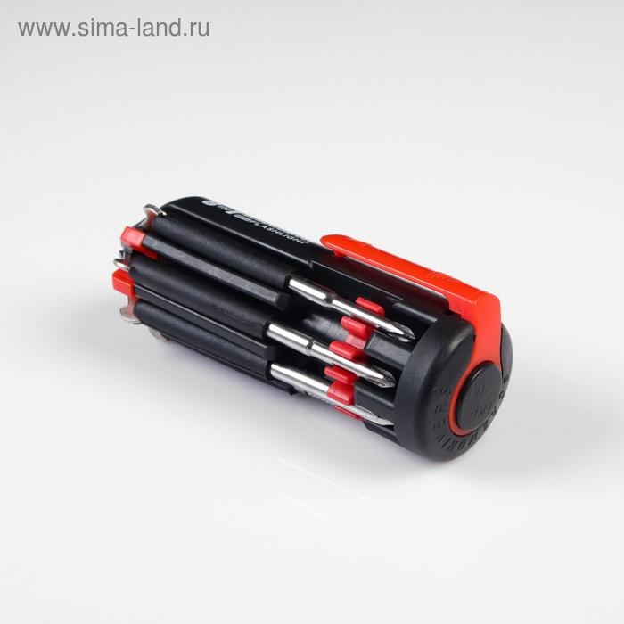 Фонарь многофункциональный, мультитул 8 в 1  Фонарь многофункциональный, мультитул 8 в 1 "Мастер на все руки", 12 х 4 см, 3 ААА