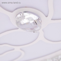 Люстра c ПДУ 661621 LED 90Вт 3 режима 3000-6000К диммер белый 50х50х9 см BayerLux