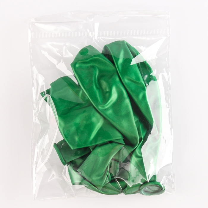 Шар латексный 12 Шар латексный 12" Хром Сатин, изумрудный 5 шт.