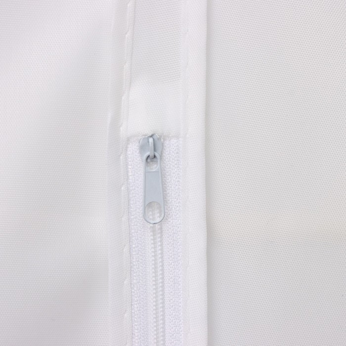 Чехол для одежды LaDо́m, ПВХ окно, плотный, 60×120 см, цвет белый