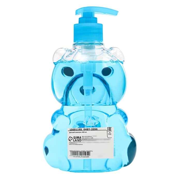 Детский шампунь для волос 2 в 1, с экстрактом голубики, 400 мл