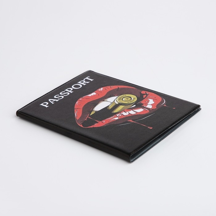 Обложка для паспорта, цвет чёрный Обложка для паспорта, цвет чёрный