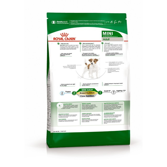 Сухой корм RC Mini Adult для мелких собак, 8 кг