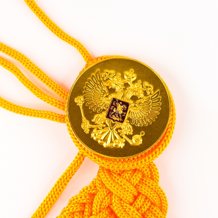 Карнавальный набор «На парад победы»: аксельбант, значок, цвет золотой Карнавальный набор «На парад победы»: аксельбант, значок, цвет золотой