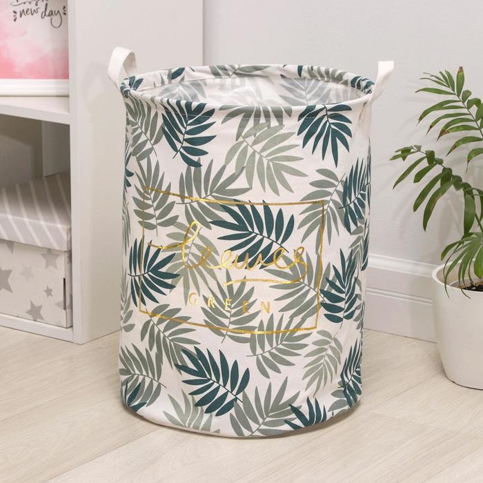 Корзина бельевая текстильная «Джунгли», 35×45 см Корзина бельевая текстильная «Джунгли», 35×45 см