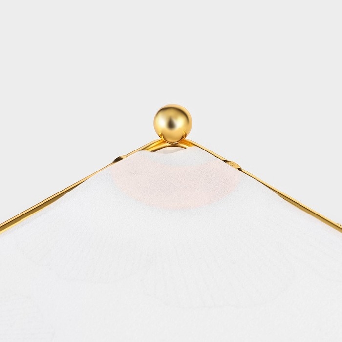 Салфетница «Рассвет», 15×15×6,5, цвет золотой Салфетница «Рассвет», 15×15×6,5, цвет золотой