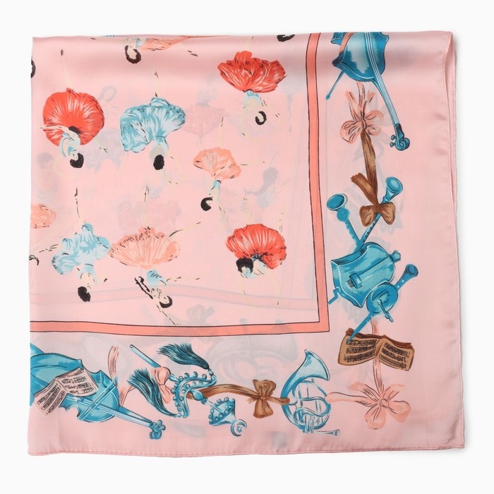Платок женский MINAKU р-р 70*70 см, цв. розовый Платок женский MINAKU р-р 70*70 см, цв. розовый