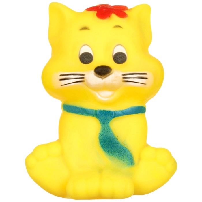 Резиновая игрушка для ванны «Котик», с пищалкой, 1 шт, цвет МИКС, Крошка Я Резиновая игрушка для ванны «Котик», с пищалкой, 1 шт, цвет МИКС, Крошка Я