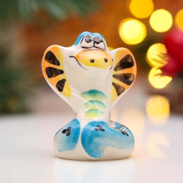 Сувенир Сувенир "Гоша средний" 6х4,5 см, гжель, цвет