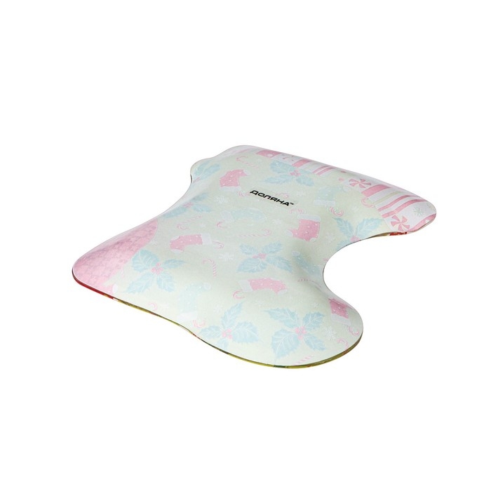 Блюдо новогоднее стеклянное сервировочное Доляна «Сапожок. Заплатка», 16×14 см Блюдо новогоднее стеклянное сервировочное Доляна «Сапожок. Заплатка», 16×14 см