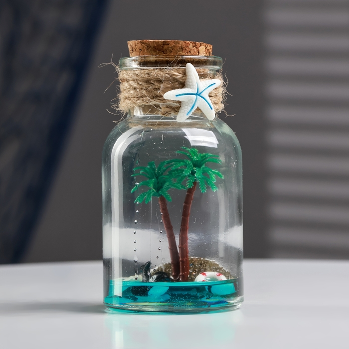 Сувенир в бутылке Сувенир в бутылке "Пальма" 11*6*6см, микс