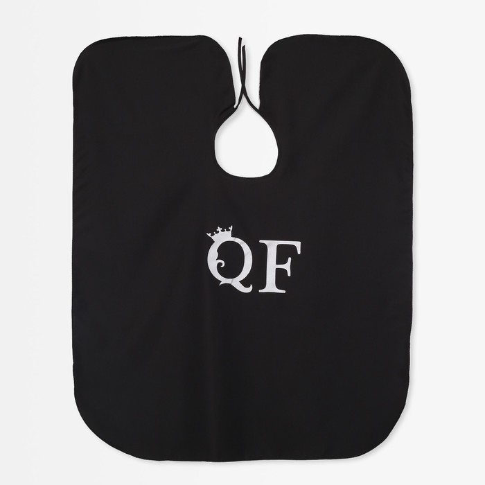 Пелерина парикмахерская, на завязках, цвет чёрный Пелерина парикмахерская, на завязках, цвет чёрный