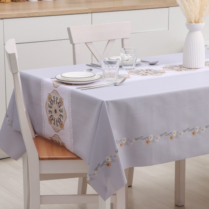 Клеёнка на стол «Ботаника», на тканевой основе, рулон 20 метров, ширина 137 см Клеёнка на стол «Ботаника», на тканевой основе, рулон 20 метров, ширина 137 см