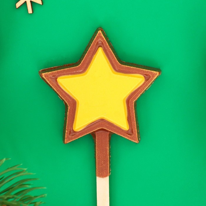 Новый год. Шоколад фигурный на палочке «Волшебная палочка», 20 г Новый год. Шоколад фигурный на палочке «Волшебная палочка», 20 г