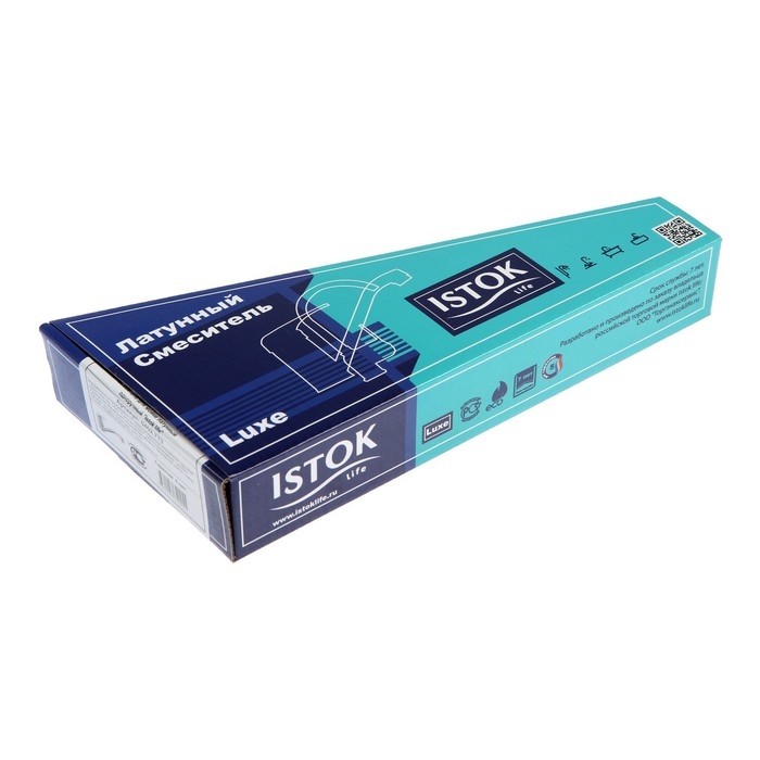 Смеситель для кухни Istok life Luxe 0402.773, однорычажный, хром Смеситель для кухни Istok life Luxe 0402.773, однорычажный, хром