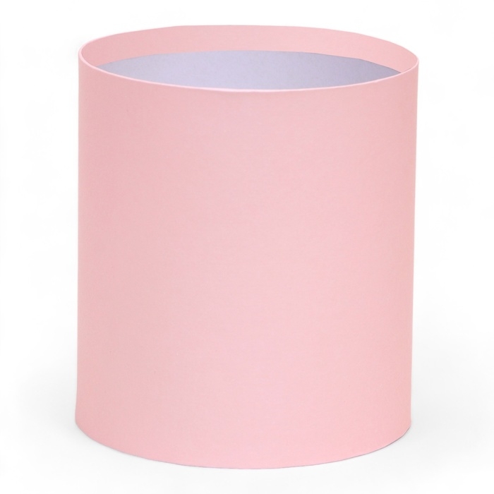 Набор круглых коробок 2в1 , Набор круглых коробок 2в1 ,"Кремовый", без крышки, 10 х 10 х 10,5см