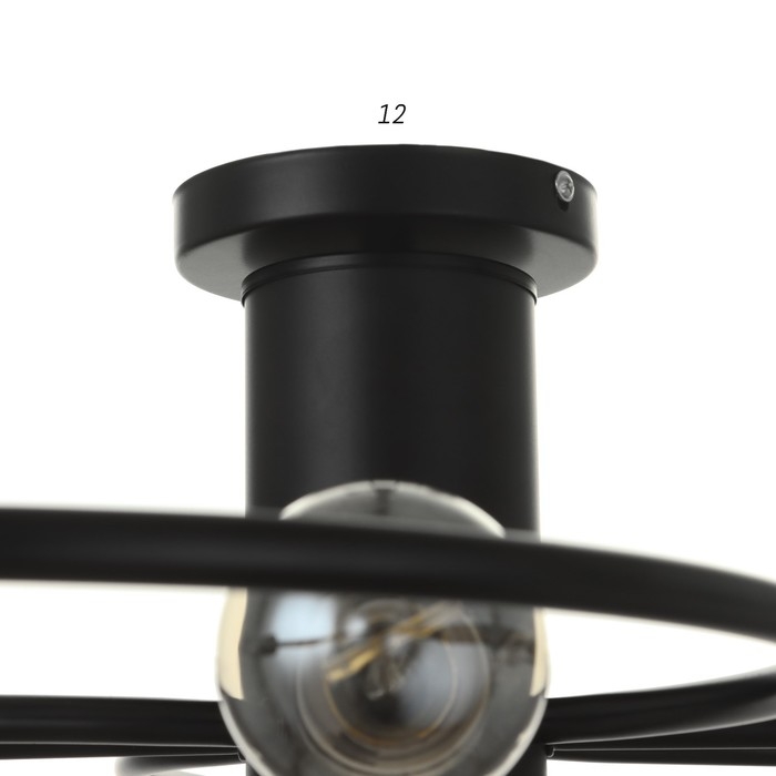 Люстра 2139/8BK E27 40Вт черный 88х88х20 см BayerLux