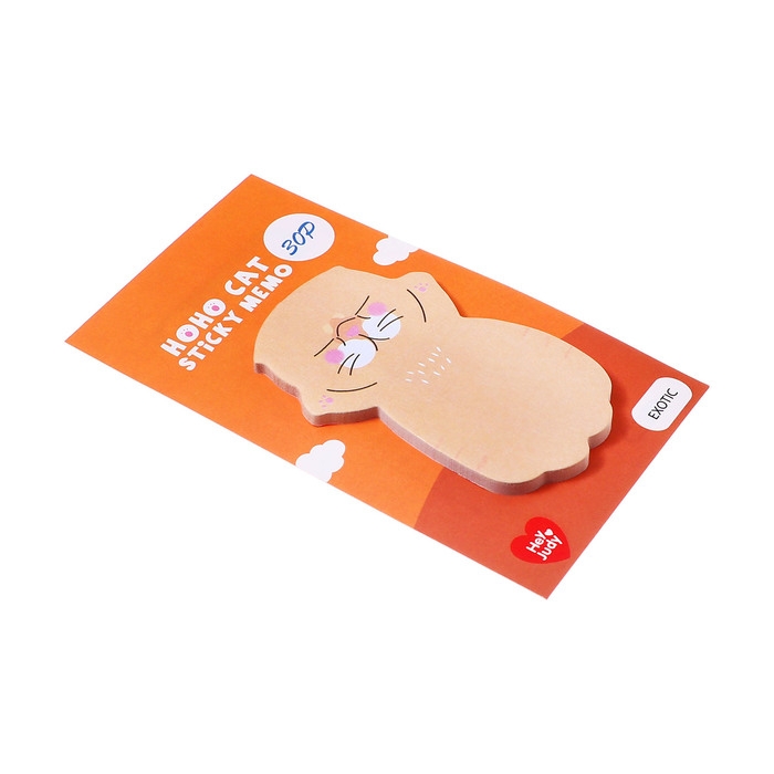 Блок для записей 35мм х 70мм 30л Рыжий котик Блок для записей 35мм х 70мм 30л Рыжий котик