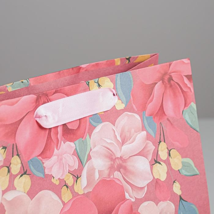 Пакет подарочный крафтовый вертикальный, упаковка, «С Праздником Весны!», ML 23 х 27 х 11,5 см Пакет подарочный крафтовый вертикальный, упаковка, «С Праздником Весны!», ML 23 х 27 х 11,5 см