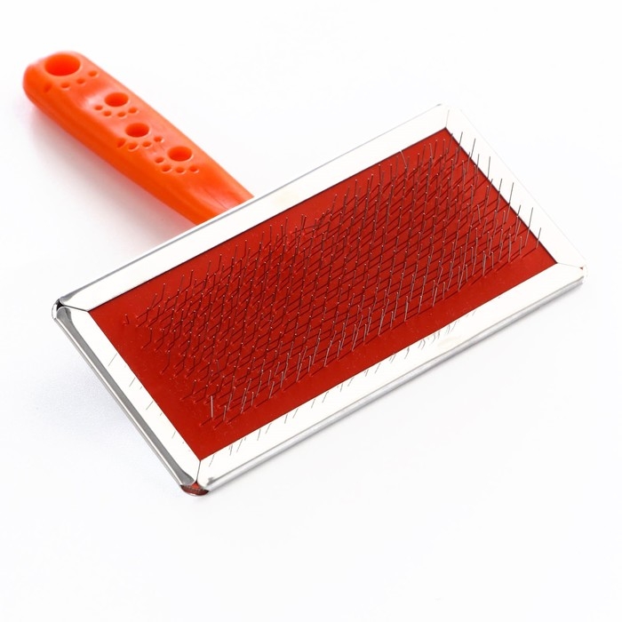 Пуходерка  Пуходерка "Лапки" большая без капель, 12 х 13 см, оранжевая