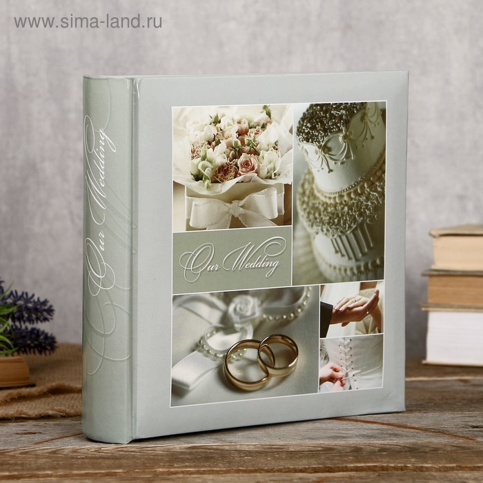 Фотоальбом Fotografia на 200 фото, 10x15 см., Фотоальбом Fotografia на 200 фото, 10x15 см., "Свадебный"