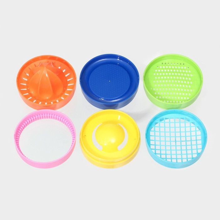 Бутылка - соковыжималка Доляна «Чудо», мерный стакан, тёрки, воронки, 380 мл, 29×8,5 см, цвет МИКС Бутылка - соковыжималка Доляна «Чудо», мерный стакан, тёрки, воронки, 380 мл, 29×8,5 см, цвет МИКС