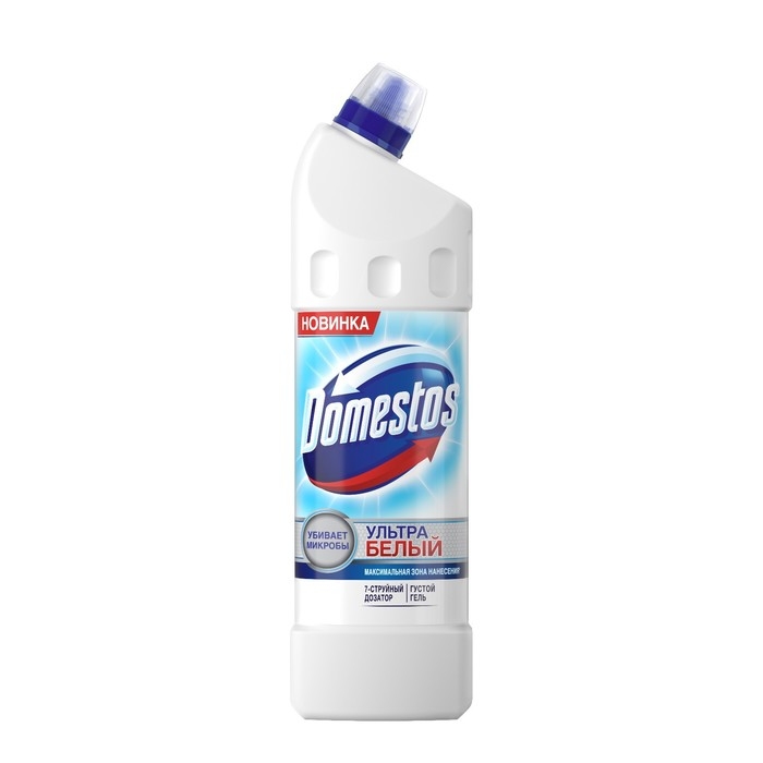 Гель для сантехники Domestos  Гель для сантехники Domestos "Ультра белый", для унитаза, 1 л