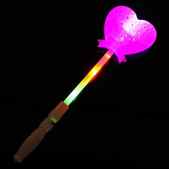 Палочка световая «Сердечко», цвета МИКС Палочка световая «Сердечко», цвета МИКС