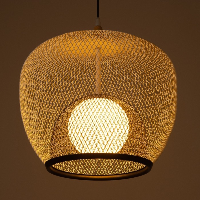 Светильник BayerLux Светильник BayerLux "Маура" Е27 40Вт бело-черный 40х40х32-132см