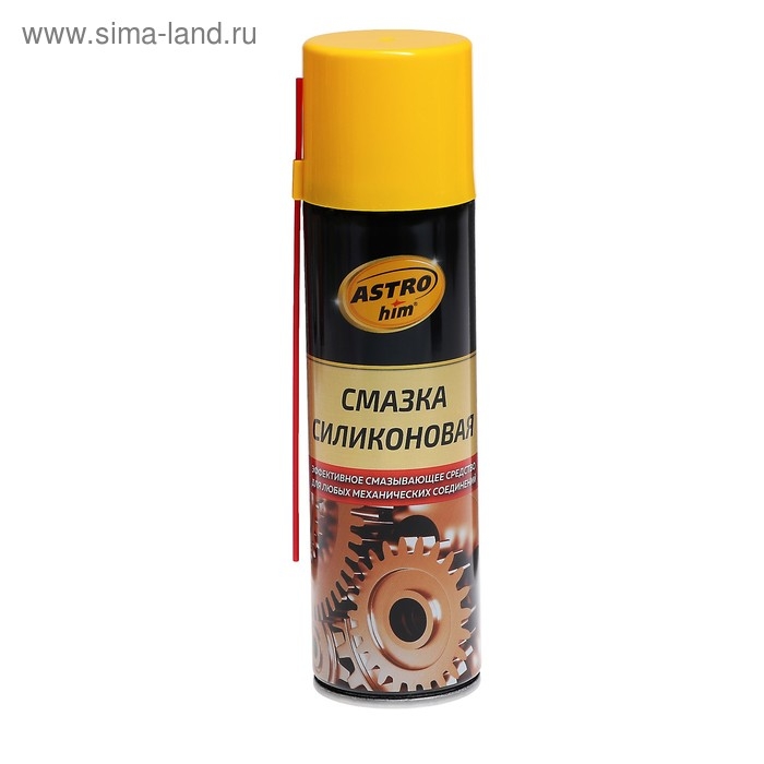 Силиконовая смазка Astrohim, 335 мл, аэрозоль, АС - 461 Силиконовая смазка Astrohim, 335 мл, аэрозоль, АС - 461