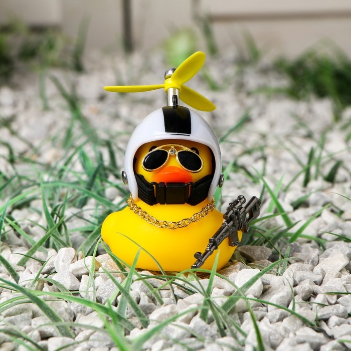 Утка с пропеллером желтая, звезда Утка с пропеллером желтая, звезда