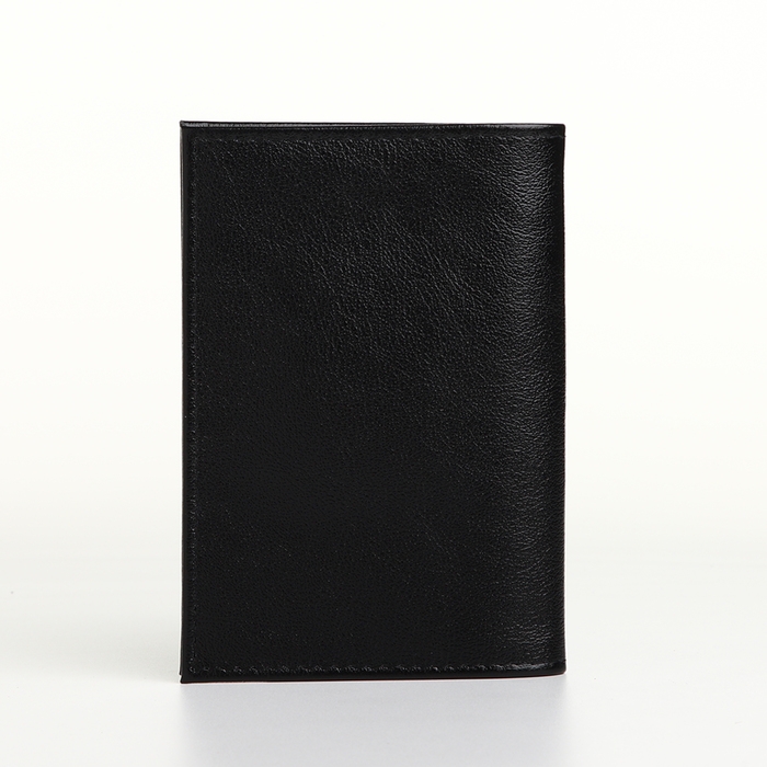 Обложка для паспорта, TEXTURA, цвет чёрный